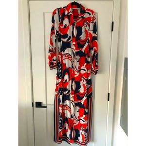 Printed Tory Burch Maxi Dress